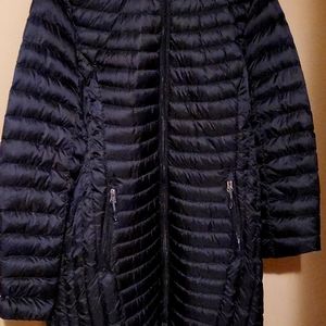 Feather down puffy jacket